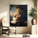 Rembrandt Van Rijn Christ In The Storm On The Sea Of Galilee – Reproduction