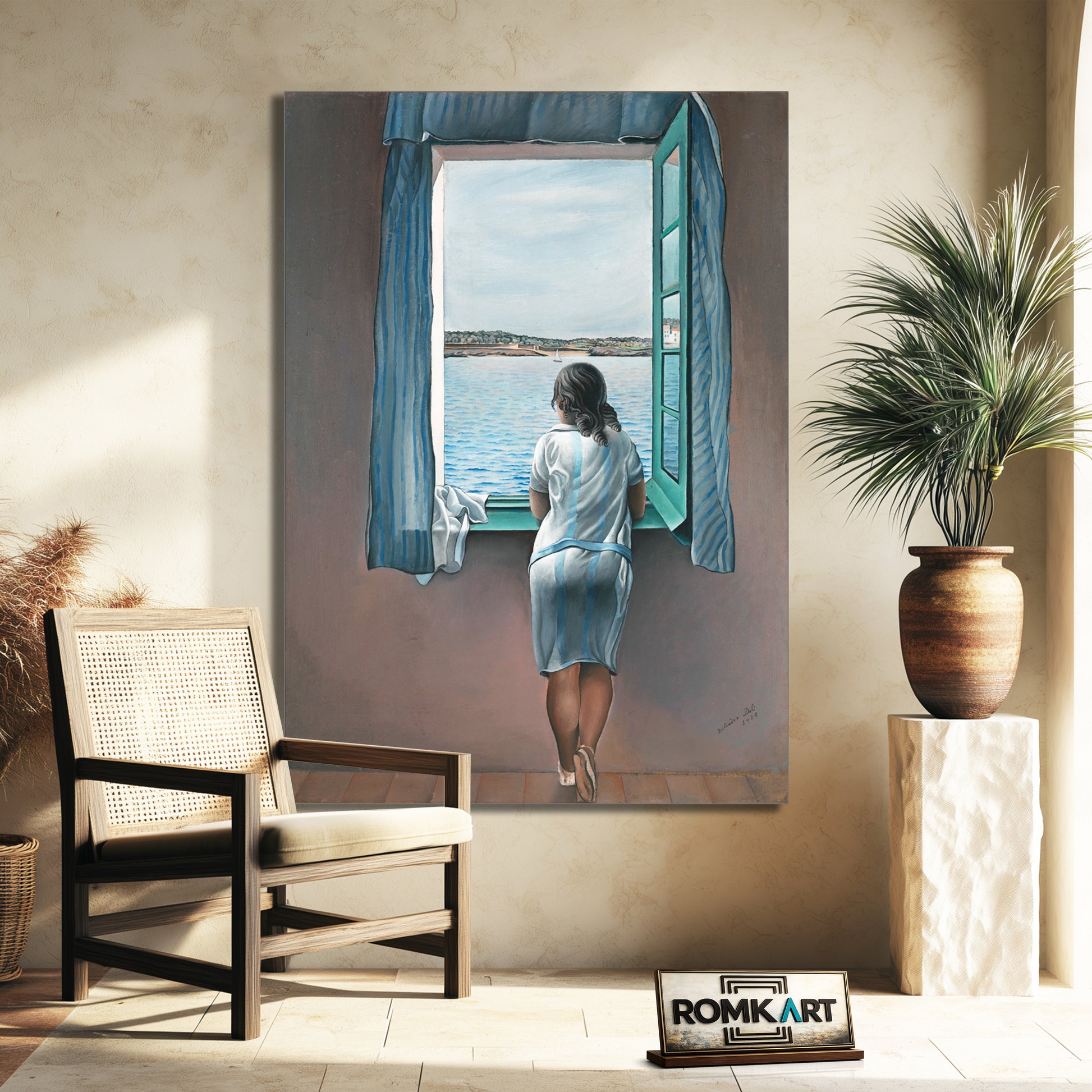 Salvador Dali Girl At The Windows 1925 Ana Maria – Reproduction