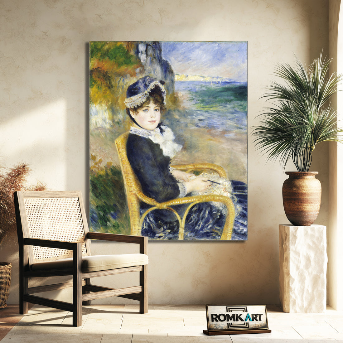 Pierre-auguste Renoir By The Seashore 1883 – Reproduction
