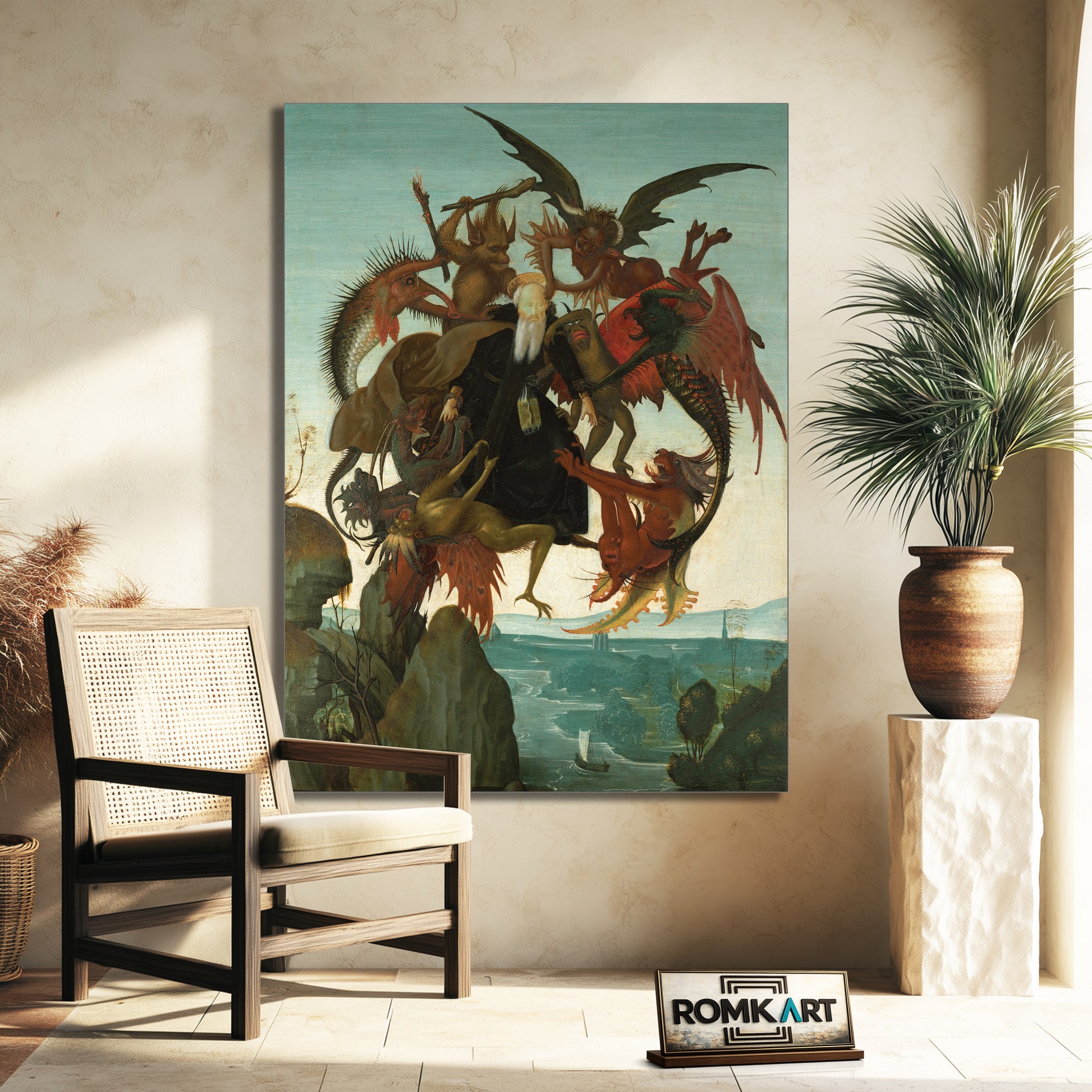 Michelangelo The Torment Of Saint Anthony 1487-1488 – Reproduction