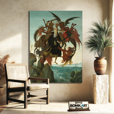 Michelangelo The Torment Of Saint Anthony 1487-1488 – Reproduction