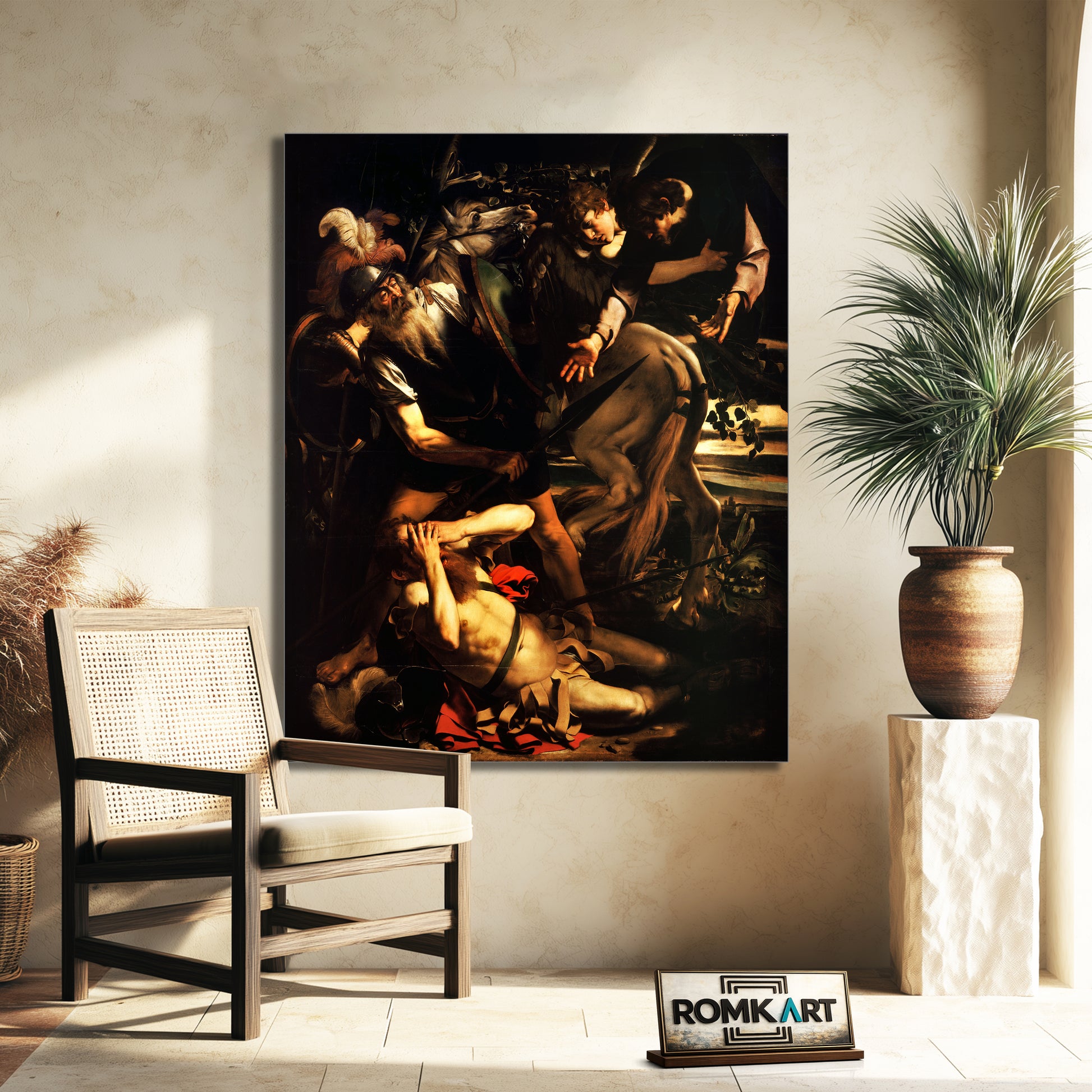 Caravaggio The Conversion Of Saint Paul 1600 – Reproduction