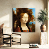 Leonardo Da Vinci Portrait Of Ginevra Benci 15th-century – Reproduction