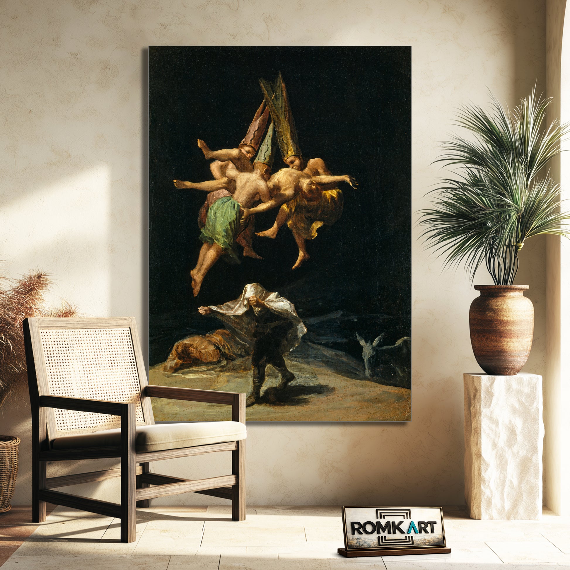 Francisco Goya Witches Flight 1797 – Reproduction