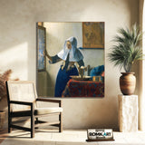 Johannes Vermeer Young Woman With A Water Pitcher 1660-1662 – Reproduction