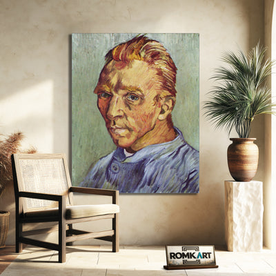 Vincent Van Gogh Self-portrait Without Beard 1889 – Reproduction