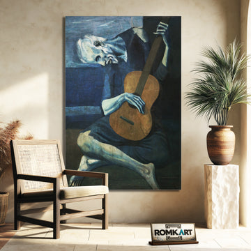 Pablo Picasso The Old Guitarist 1904 – Reproduction