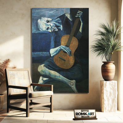 Pablo Picasso The Old Guitarist 1904 – Reproduction