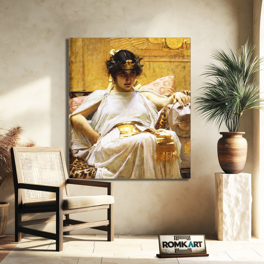 John William Waterhouse Cleopatra 1888 – Reproduction