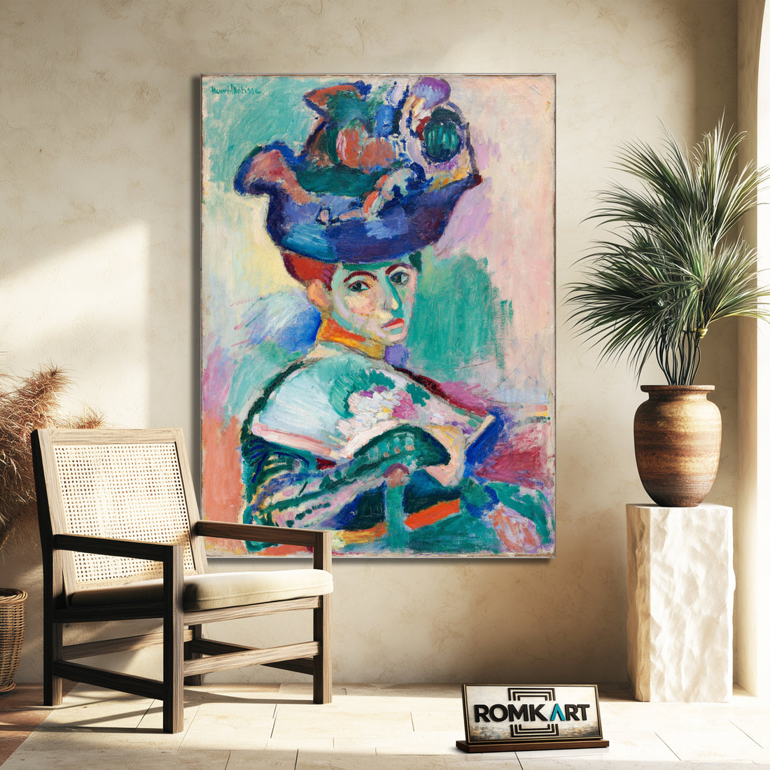 Henri Matisse Woman With A Hat 1905 – Reproduction