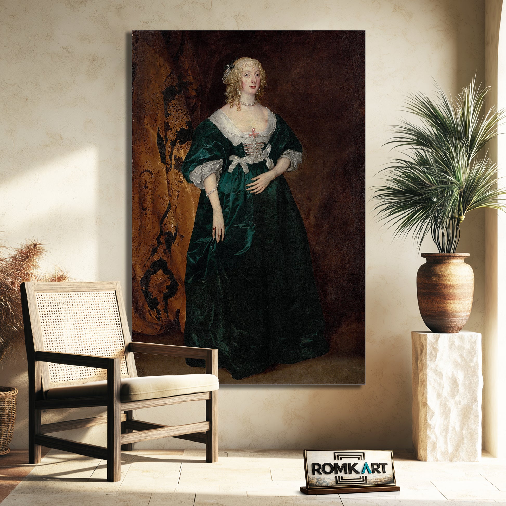 Anthony Van Dyck Anne Sophia. Countess of Carnarvon 1695 – Reproduction