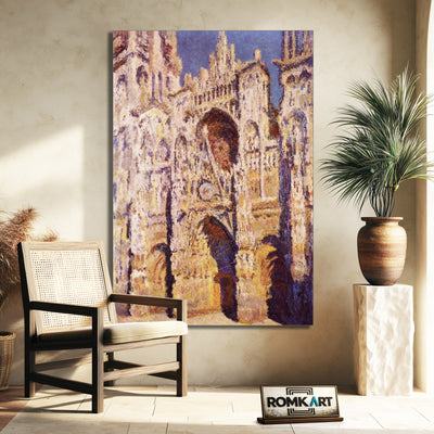 Claude Monet Rouen Cathedral Full Sunlight 1894 – Reproduction