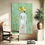 Vincent Van Gogh Girl In White 1890 – Reproduction