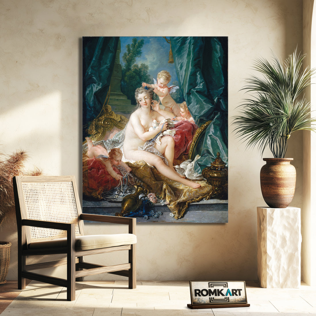 Francois Boucher La Toilette De Venus 1751 – Reproduction