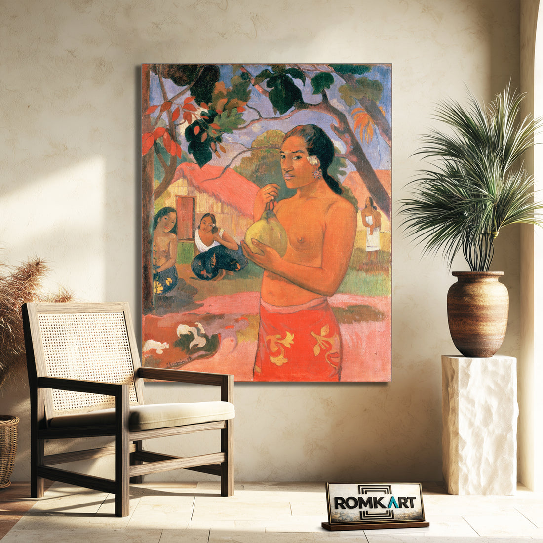 Paul Gauguin The Woman Holding Fruit 1893 – Reproduction