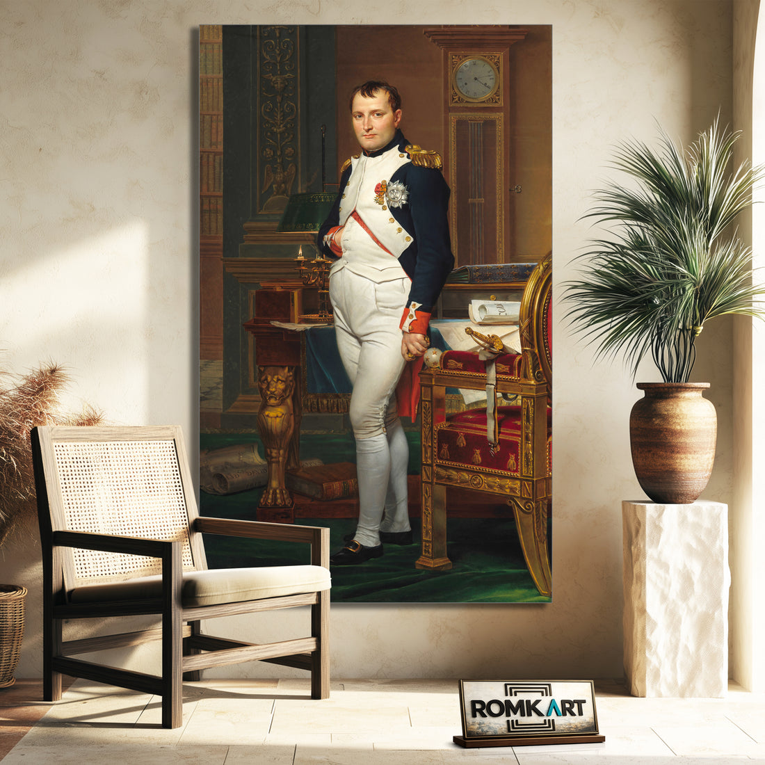 Jacques-louis David Emperor Napoleon In His Study At The Tuileries 1812 – Reproduction