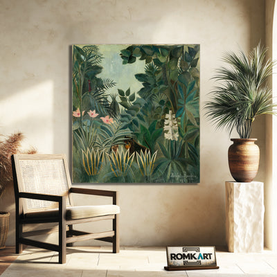 Henri Rousseau The Equatorial Jungle 1909 – Reproduction