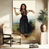 William Adolphe Bouguereau The Shepherdess 1889 – Reproduction
