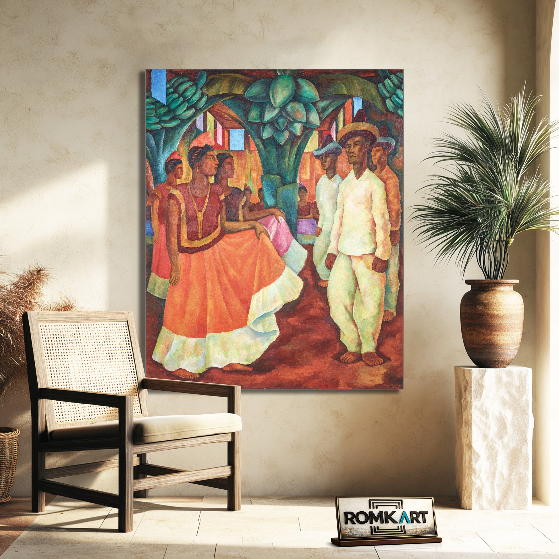 Diego Rivera Baile En Tehuantepec – Reproduction