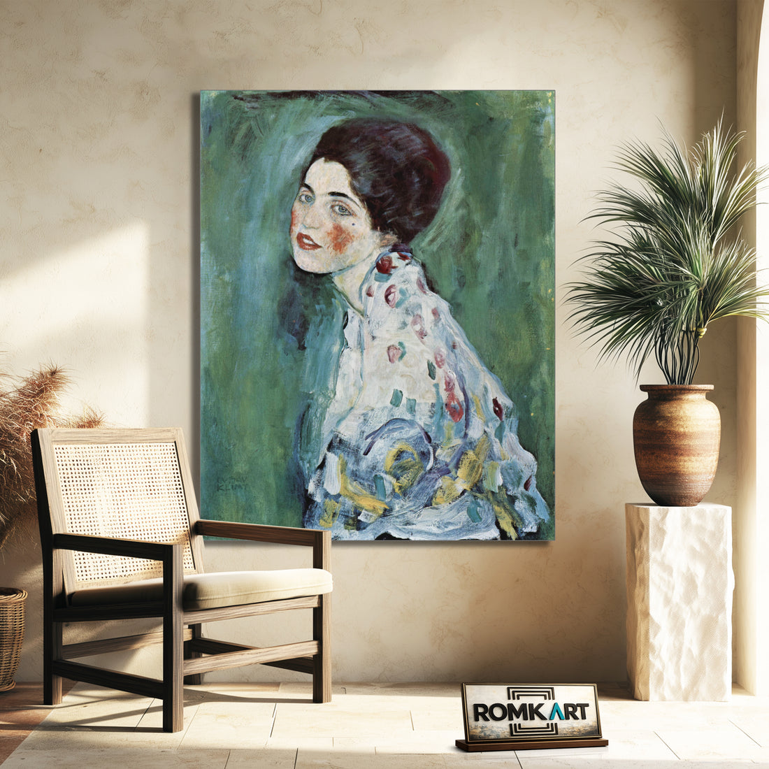 Gustav Klimt Portrait Of A Lady – Reproduction