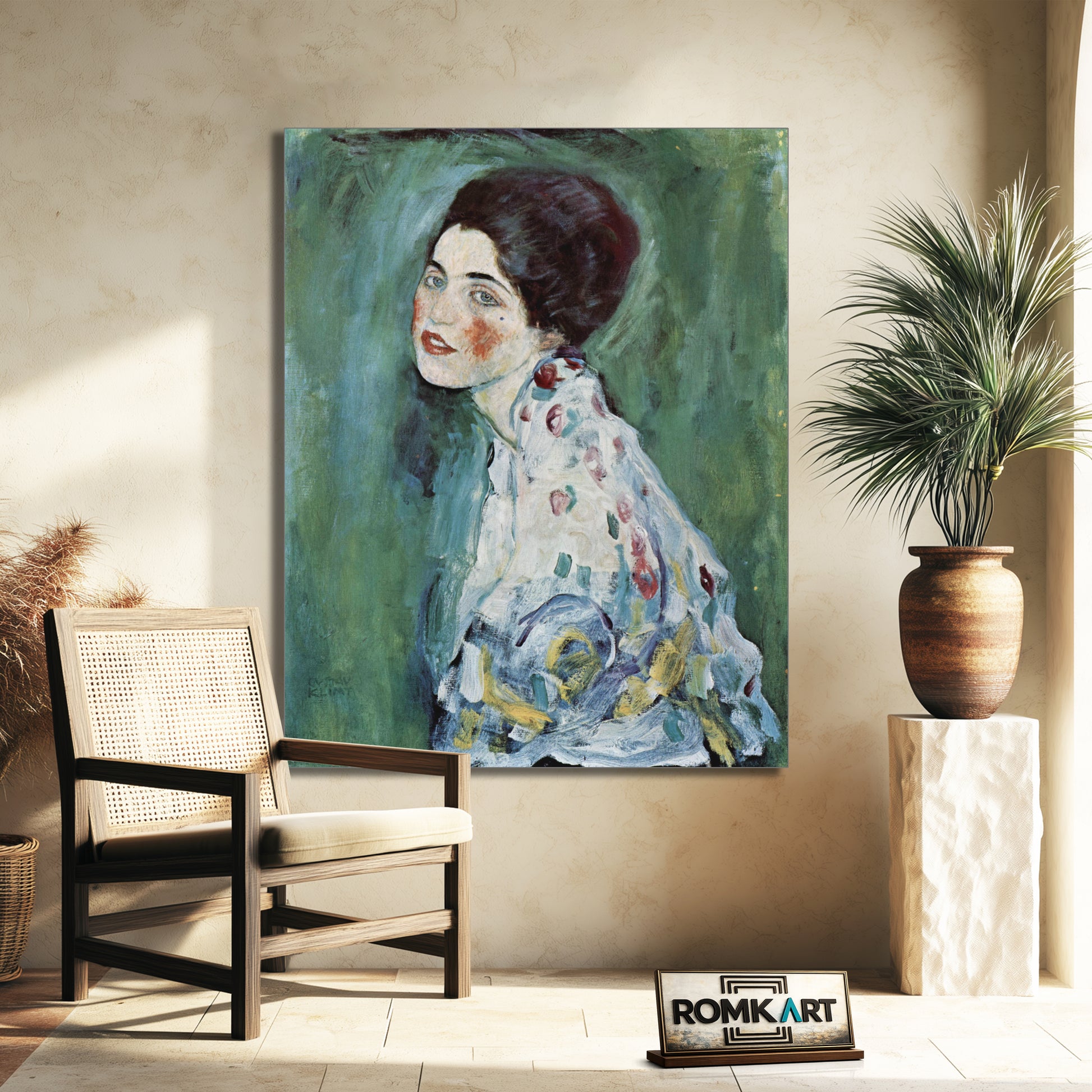 Gustav Klimt Portrait Of A Lady – Reproduction