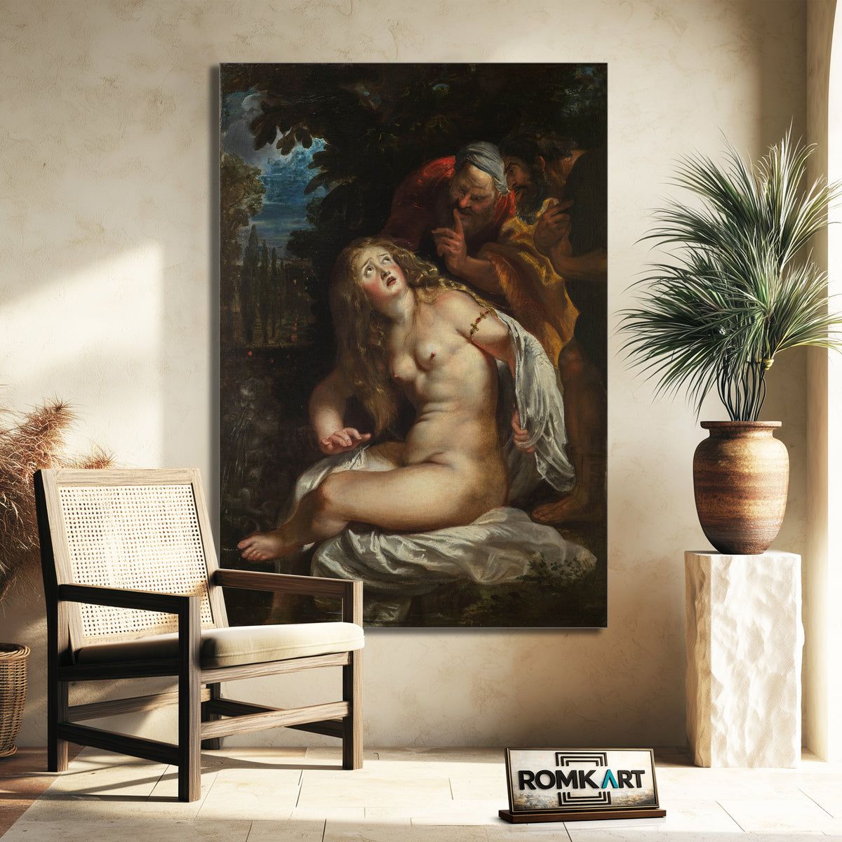 Peter Paul Rubens Susanna And The Elders 1607 – Reproduction