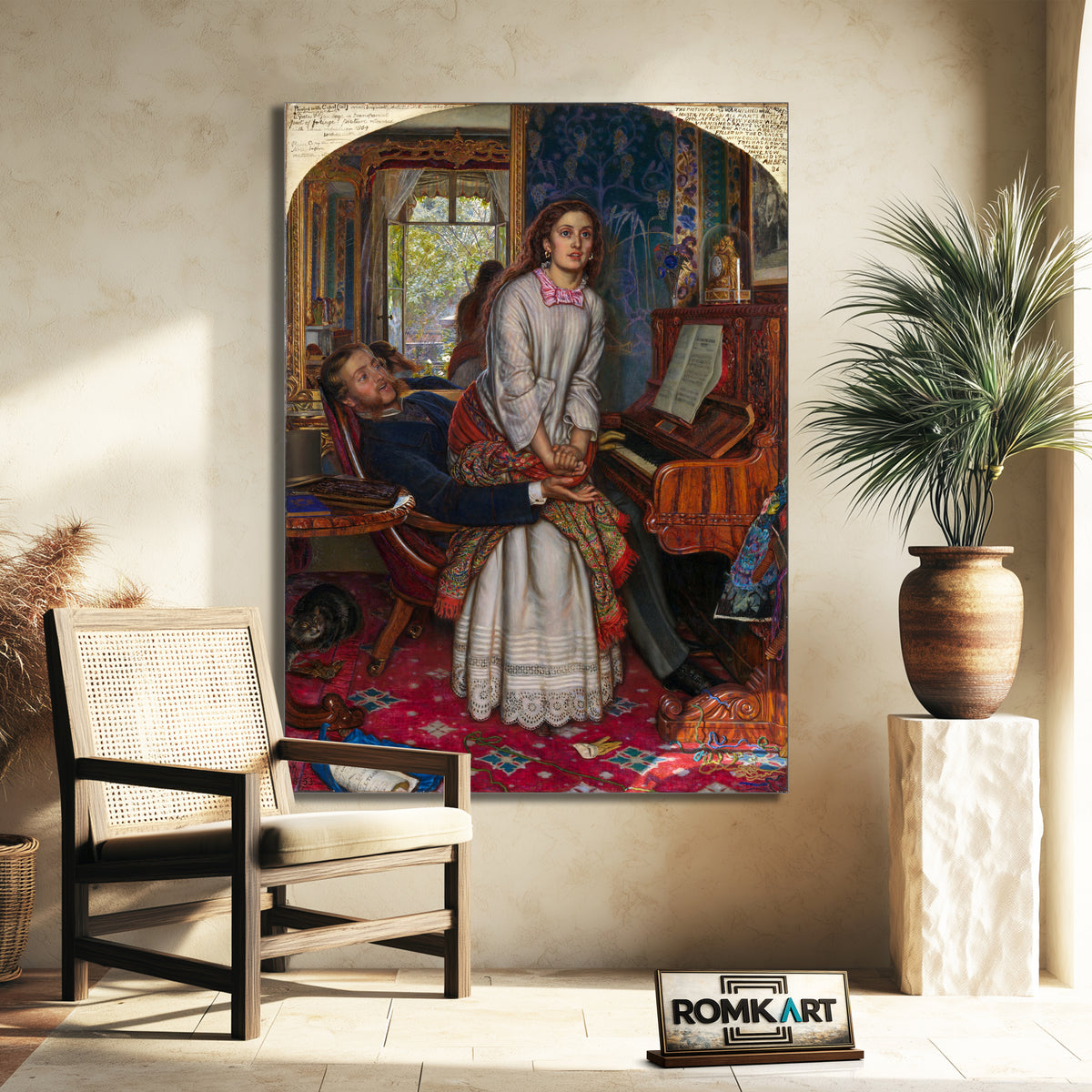 William Holman Hunt The Awakening Conscience 1853 – Reproduction