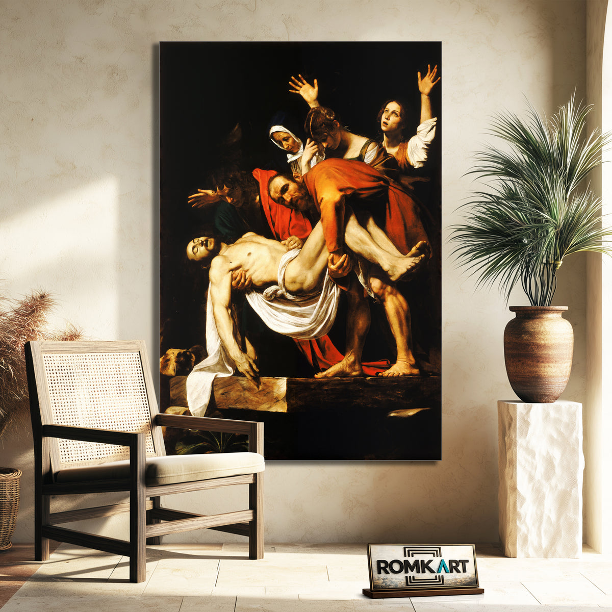 Caravaggio Entombment Of Christ – Reproduction