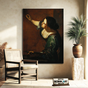 Artemisia Gentileschi Self-portrait As The Allegory Of Painting – Reproduction