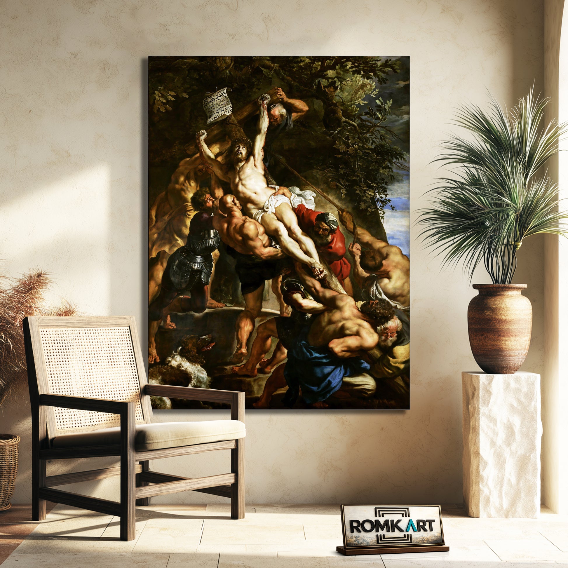 Peter Paul Rubens Elevation Of The Cross Central Panel C 1610 – Reproduction