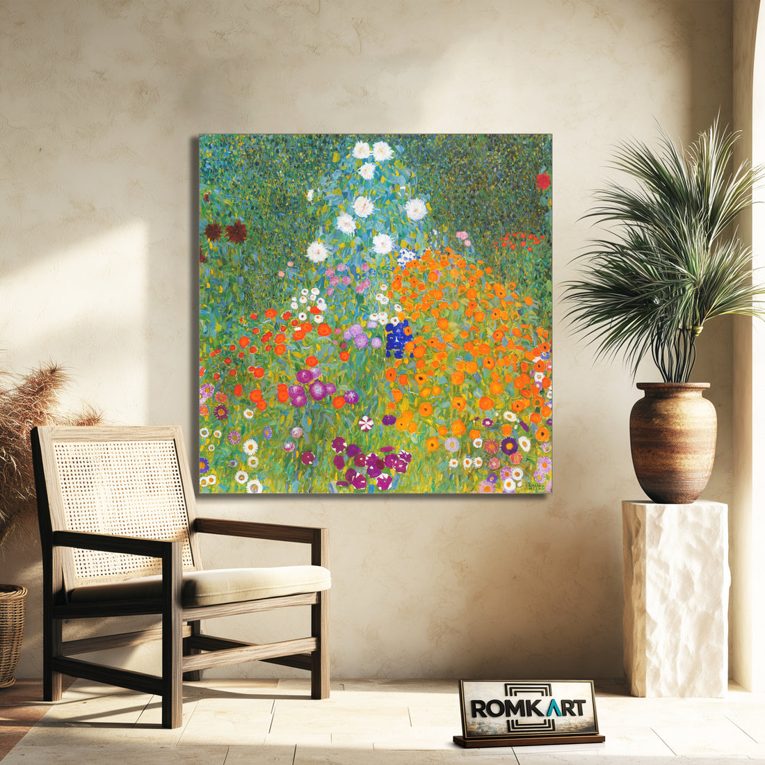 Gustav Klimt Flower Garden 1907 – Reproduction