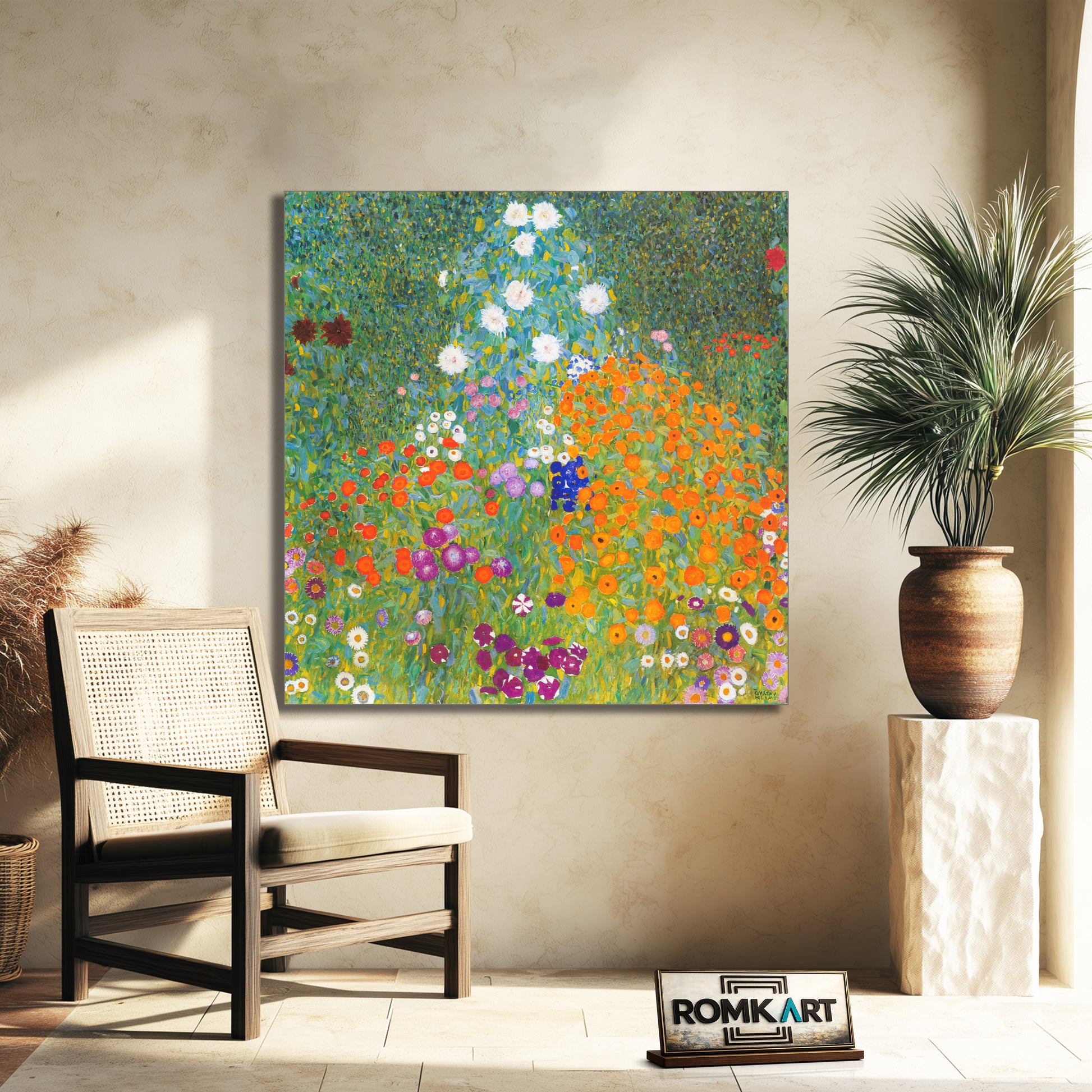 Gustav Klimt Flower Garden 1907 – Reproduction