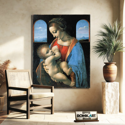 Leonardo Da Vinci Madonna Litta 1490 – Reproduction