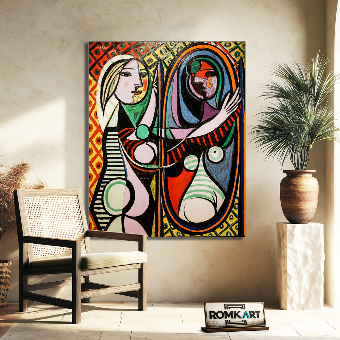 Pablo Picasso Girl Before A Mirror 1932 – Reproduction