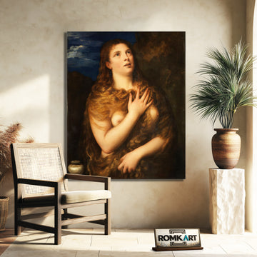 Titian Penitent Magdalene 1533 – Reproduction