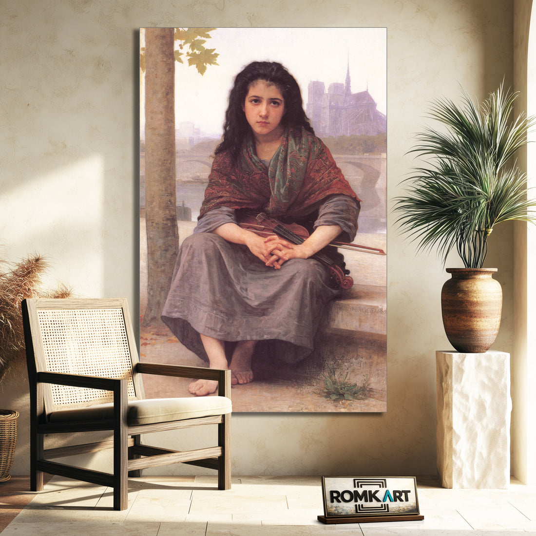 William Adolphe Bouguereau The Bohemian 1890 – Reproduction