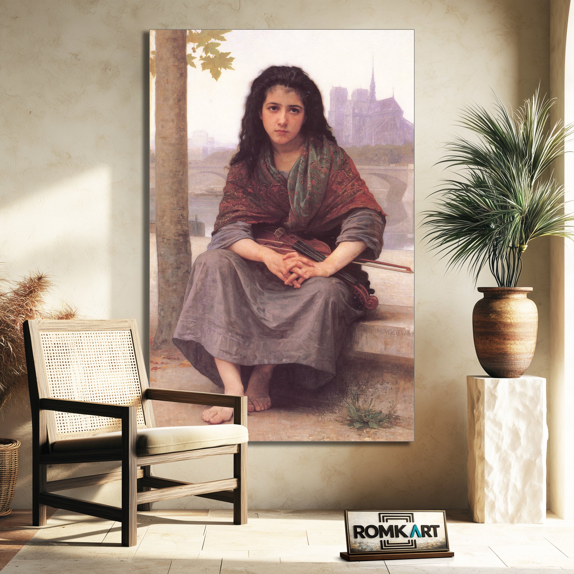 William Adolphe Bouguereau The Bohemian 1890 – Reproduction