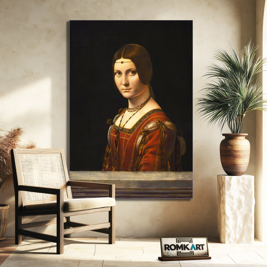 Leonardo Da Vinci La Belle Ferronnire 1490 – Reproduction