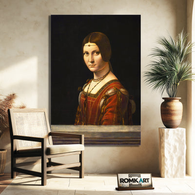 Leonardo Da Vinci La Belle Ferronnire 1490 – Reproduction