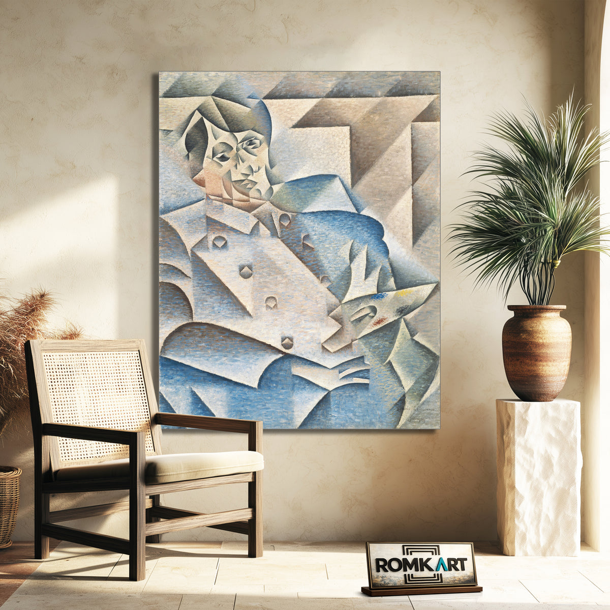 Juan Gris Portrait Of Pablo Picasso 1912 – Reproduction