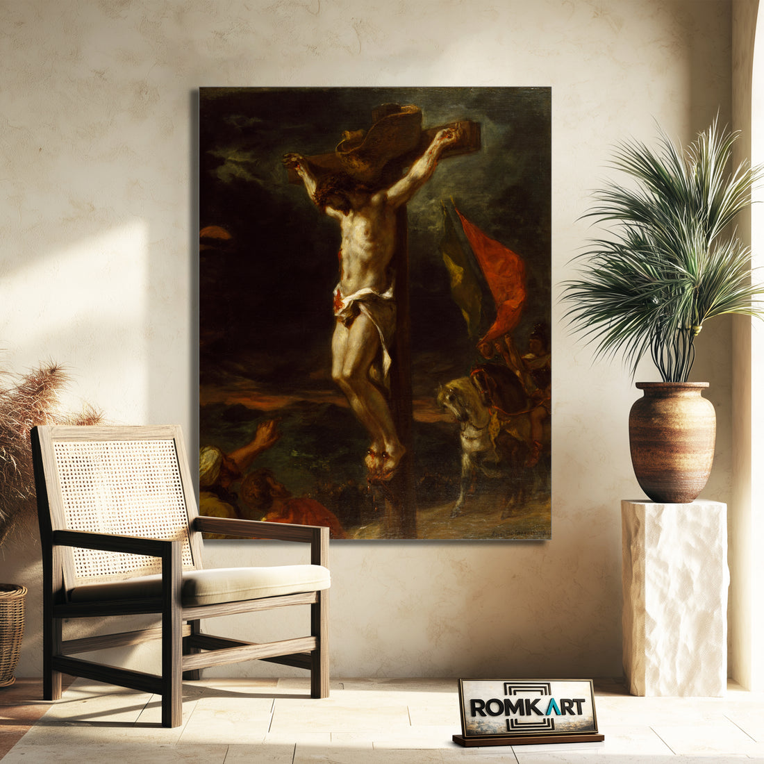 Eugene Delacroix Christ On The Cross 1846 – Reproduction