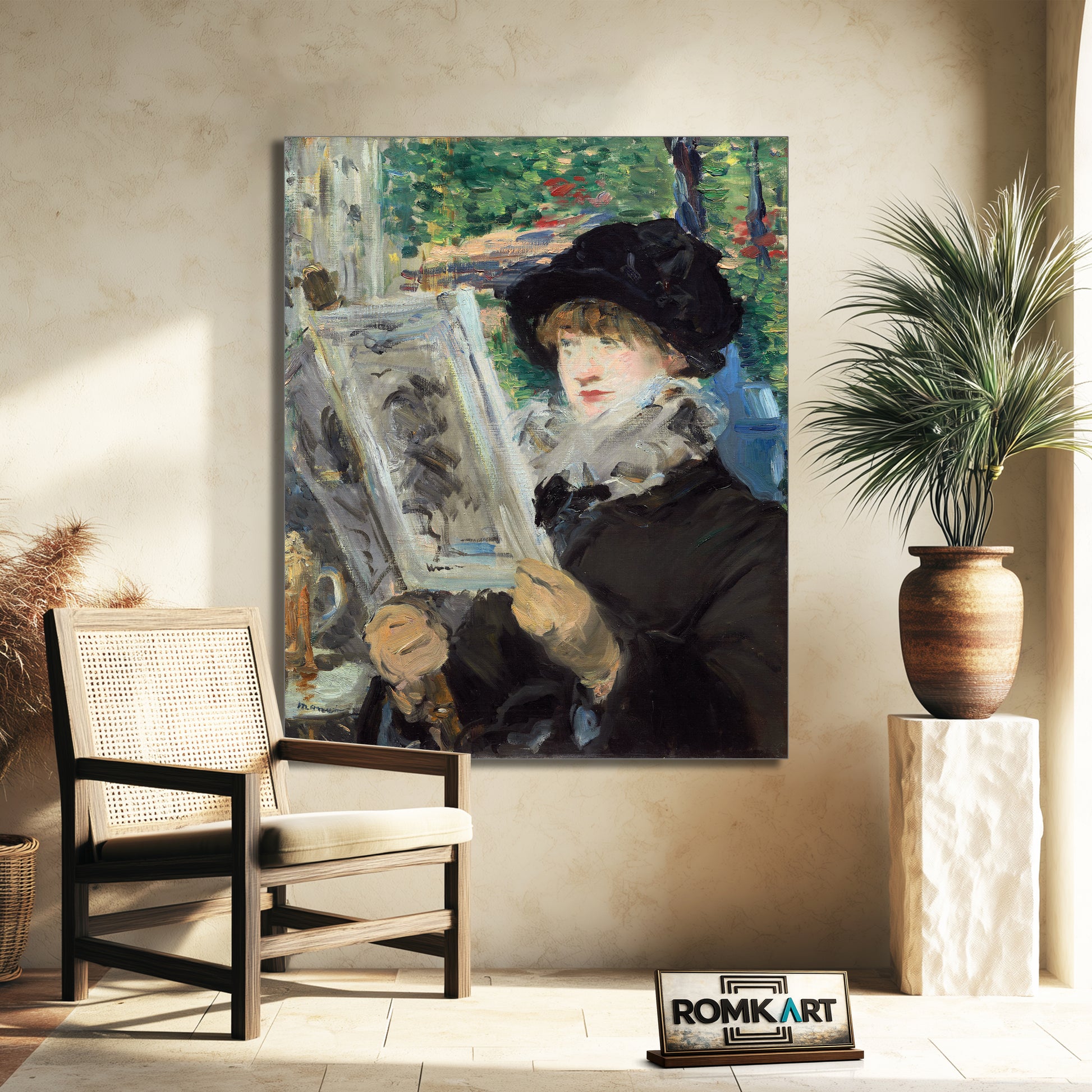 Edouard Manet Woman Reading 1879 – Reproduction