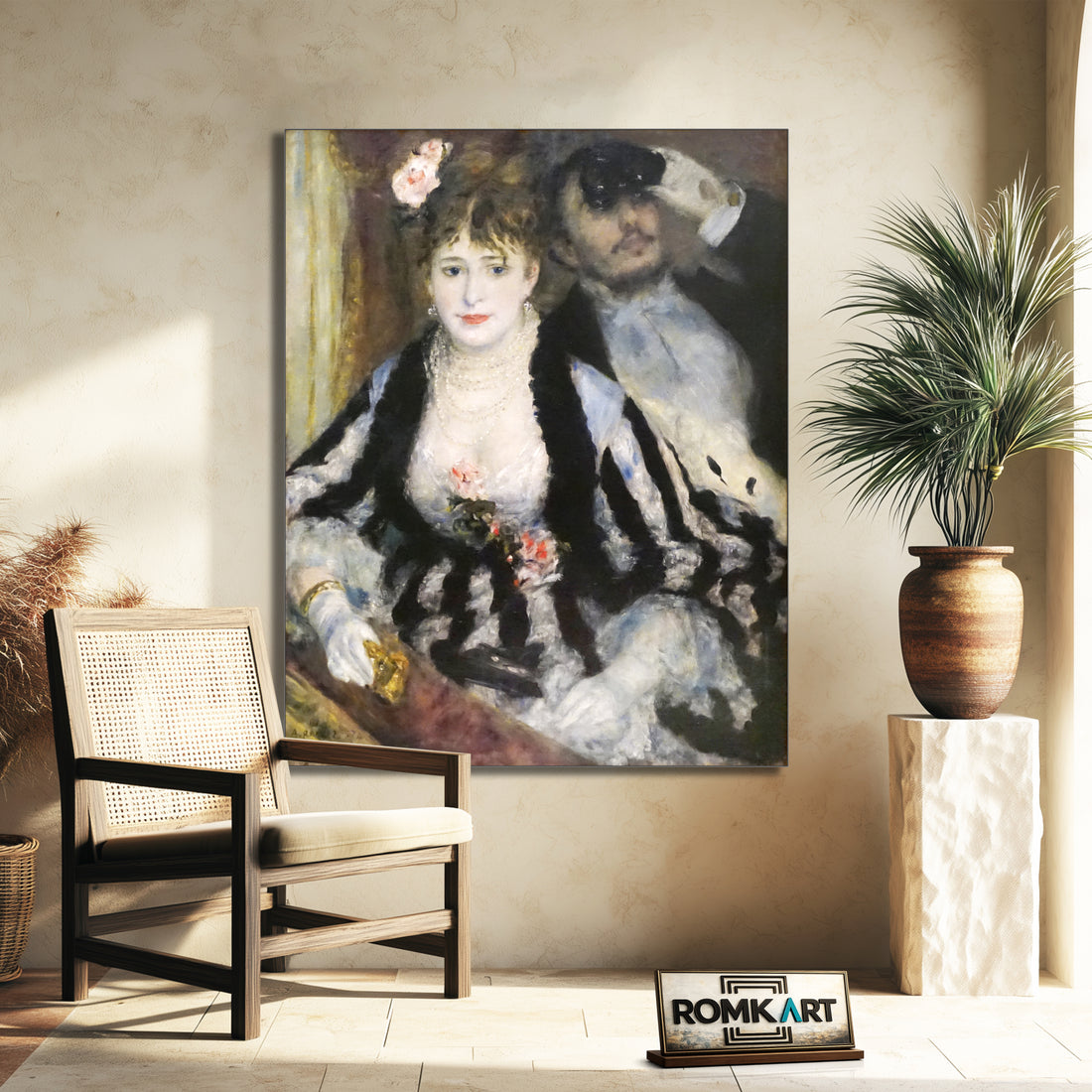 Pierre-auguste Renoir La Loge 1874 – Reproduction
