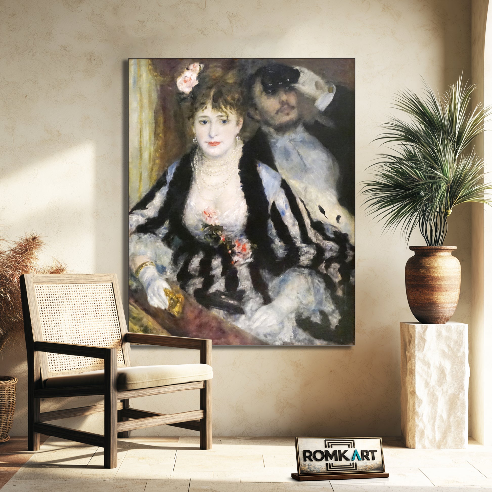 Pierre-auguste Renoir La Loge 1874 – Reproduction