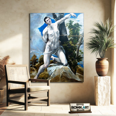 El Greco Saint Sebastian 1577-1578 – Reproduction
