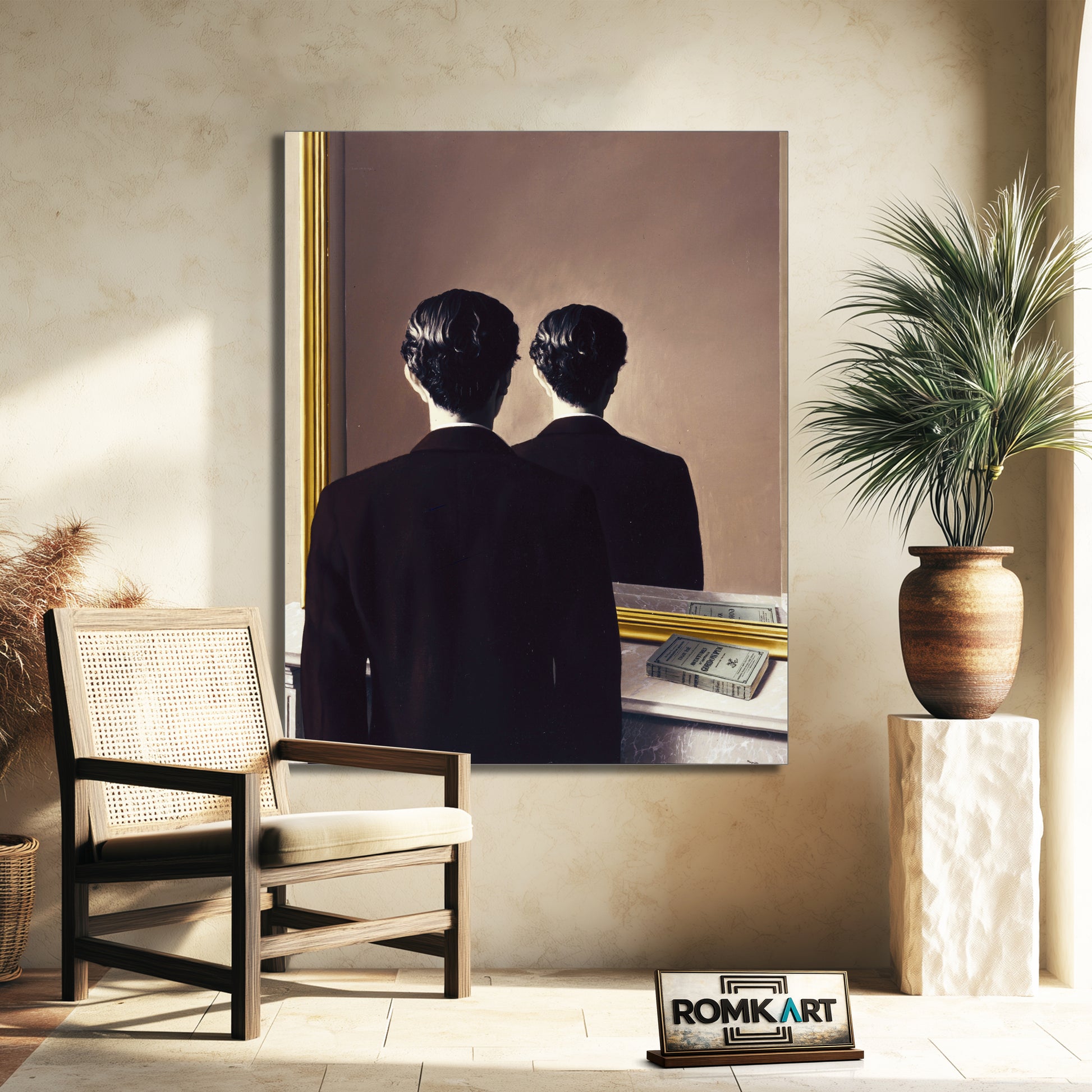 Rene Magritte Not To Be Reproduced 1937 – Reproduction