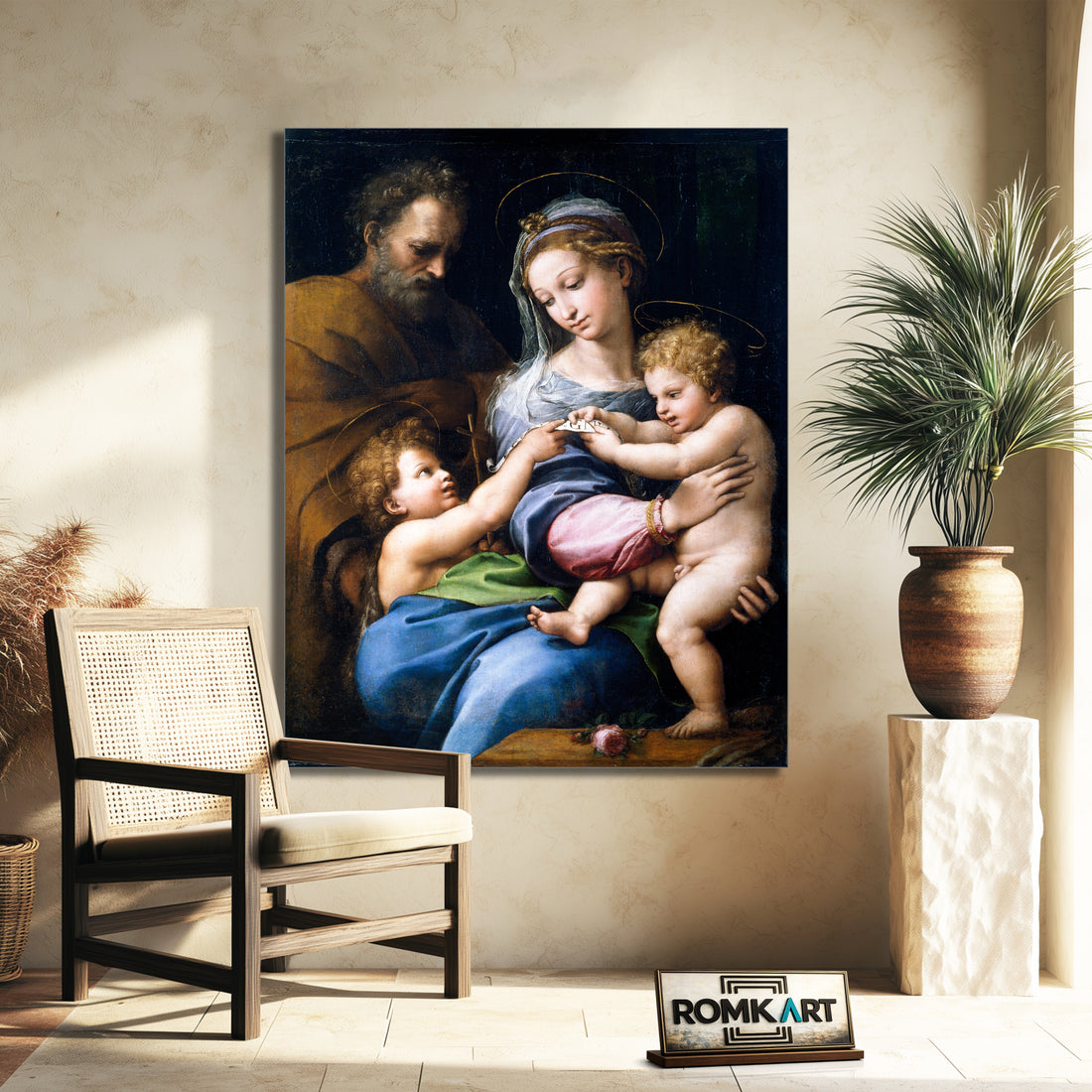 Raphael Madonna Of The Rose 1517 Museo Del Prado – Reproduction