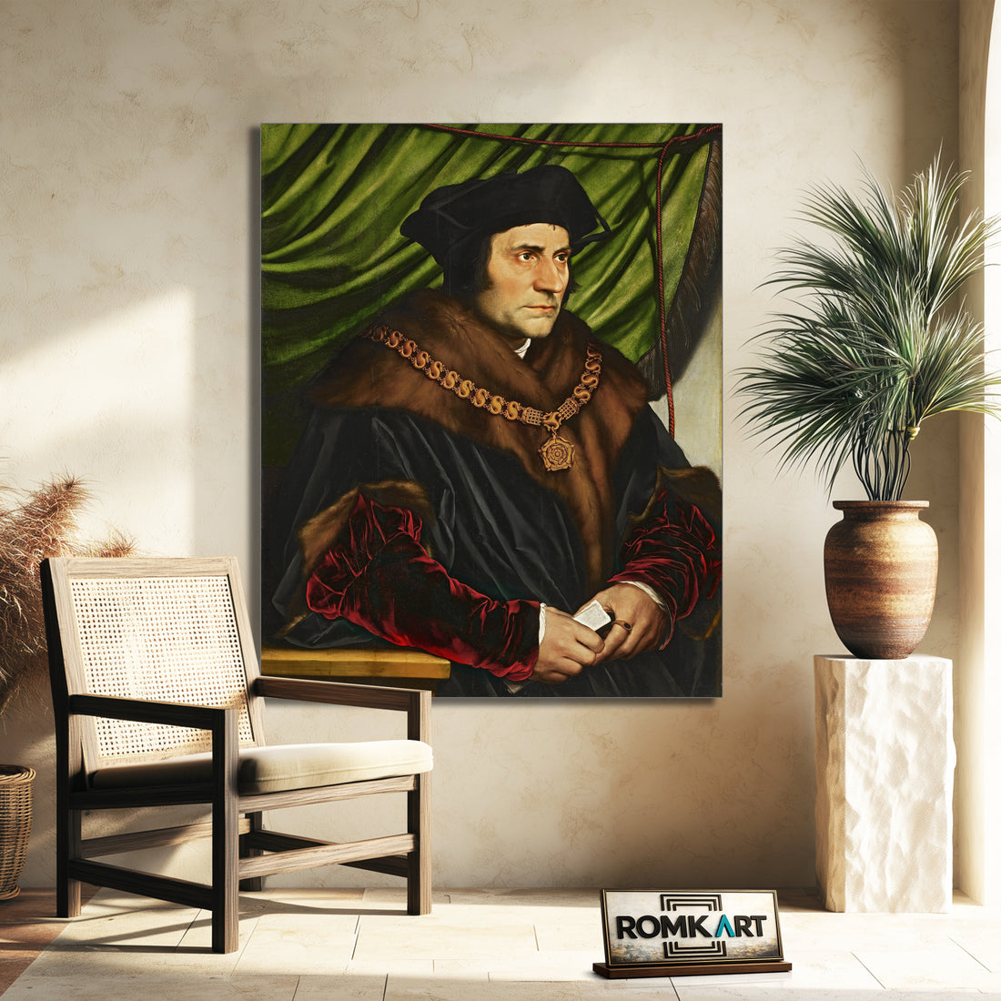 Hans Holbein The Younger Portrait Of Sir Thomas More 1527 – Reproduction