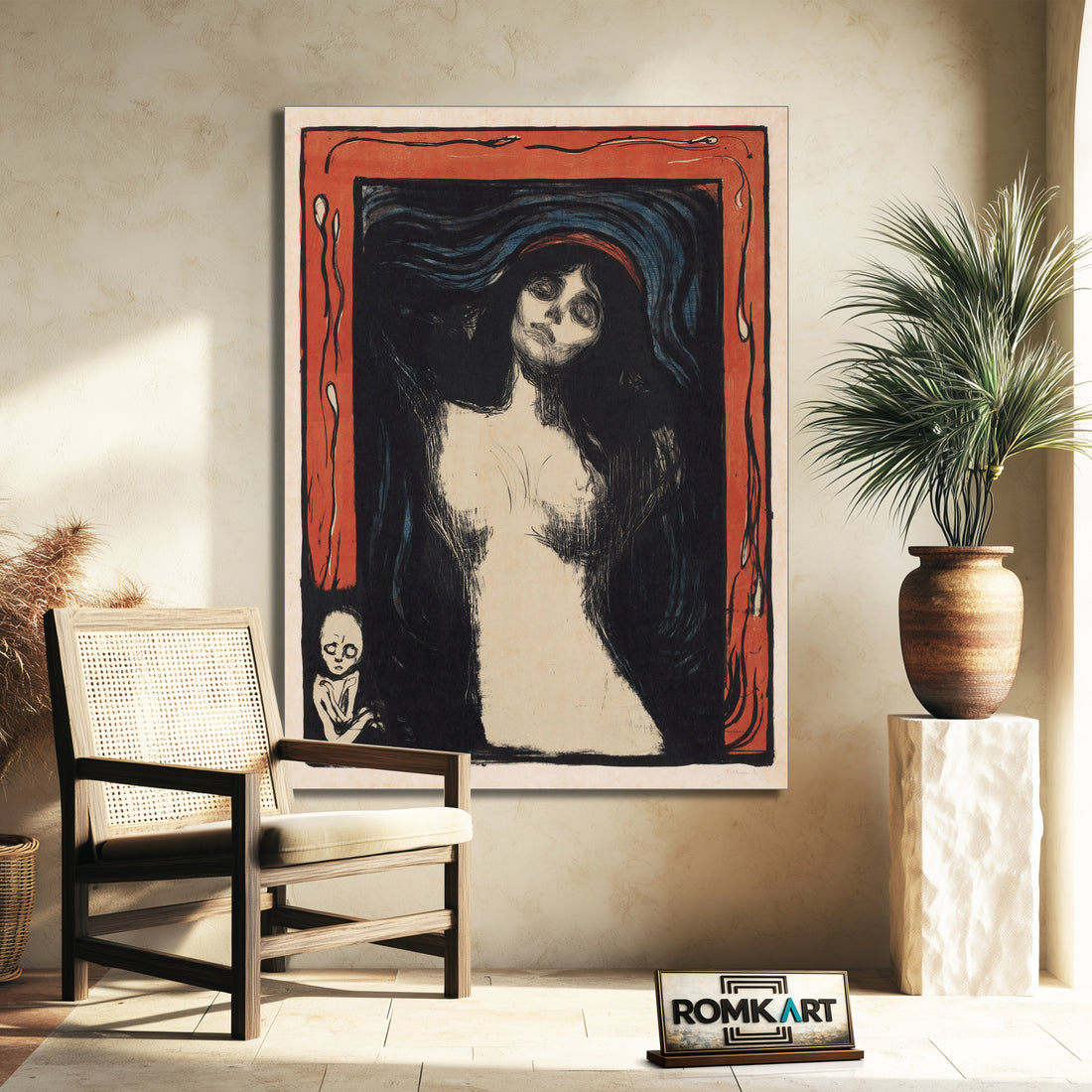 Edvard Munch Madonna 1895-1902 – Reproduction