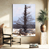 Caspar David Friedrich Oak Tree In The Snow 1829 – Reproduction